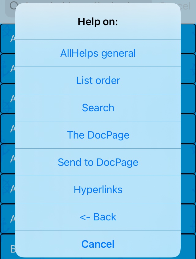 AllHelps Help pages