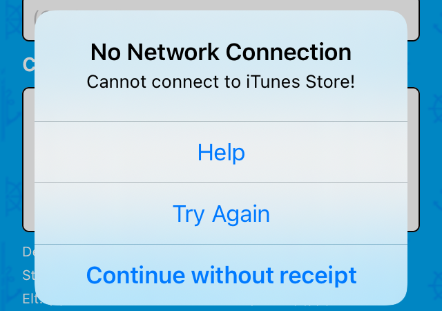 No network Connection