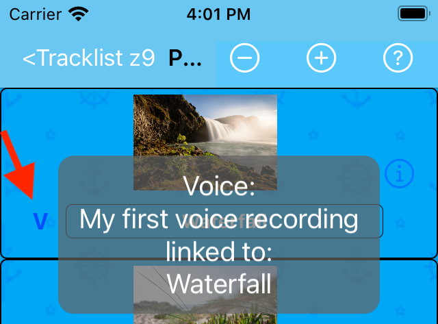 Voice actions Submenu action: Paste from Voice Clb